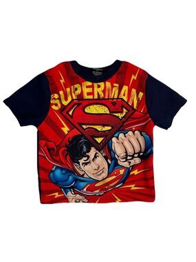 🩵‎ 4/$20 DC Comics Superman Red and Blue Kids Tee